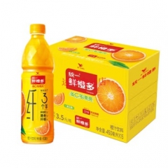 统一鲜橙多450ml