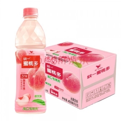 统一蜜桃多450ml